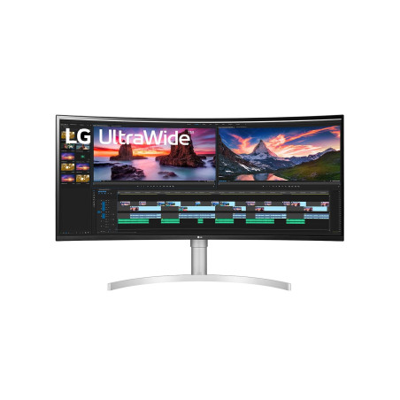 LG 38WN95CP-W Monitor PC 96,5 cm (38") 3840 x 1600 Pixel Quad HD+ QLED Bianco