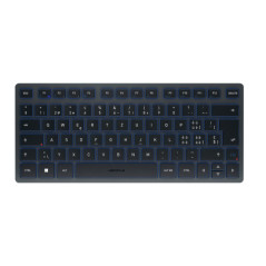 CHERRY KW 7100 MINI BT tastiera Universale Bluetooth QWERTZ Svizzere Blu