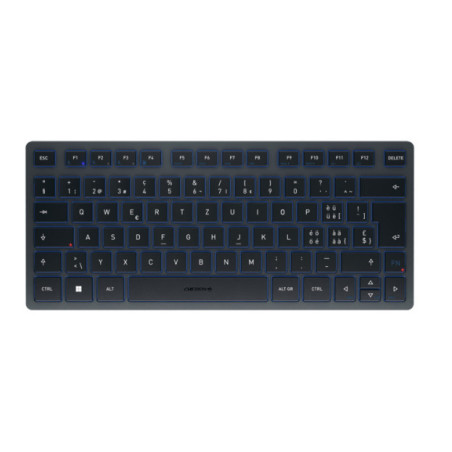 CHERRY KW 7100 MINI BT tastiera Universale Bluetooth QWERTZ Svizzere Blu