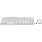 Logitech MK295 Silent Wireless Combo tastiera Mouse incluso Ufficio RF Wireless AZERTY Francese Bianco