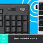 Logitech MK295 Kit Mouse e Tastiera Wireless – Tecnologia SilentTouch, Tastierino Numerico, Tasti Scelta Rapida, Tracciamento