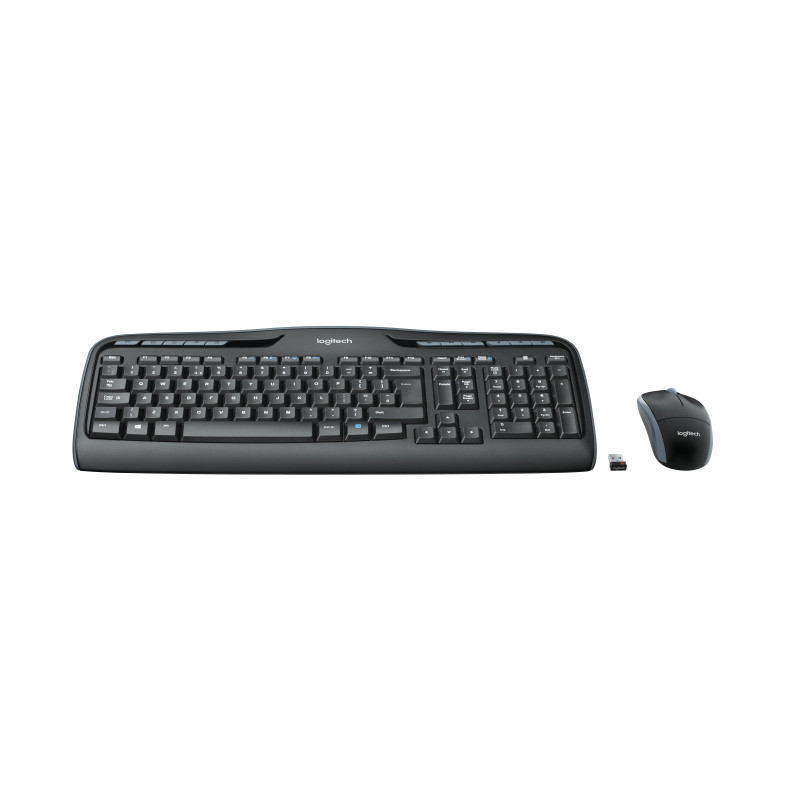 Logitech Wireless Combo MK330 tastiera Mouse incluso Ufficio USB QWERTZ Tedesco Nero