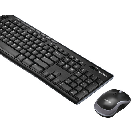 Logitech Wireless Combo MK270 tastiera Mouse incluso Casa USB QWERTY Inglese UK Nero