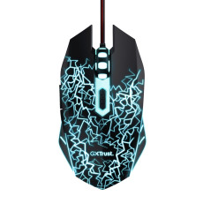 Trust GXT 105X Izza mouse Gaming Ambidestro USB tipo A Ottico 4000 DPI