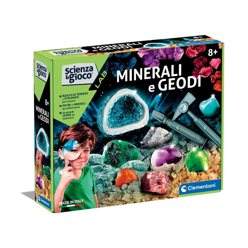 Clementoni Science & Jeu laboratoire MINERALI E GEODI