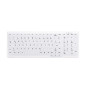 CHERRY AK-C7000 tastiera Medico RF Wireless QWERTZ Tedesco Bianco