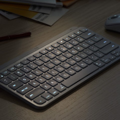 Logitech Mx Keys Mini For Business tastiera Ufficio RF senza fili + Bluetooth QWERTY Inglese Grafite