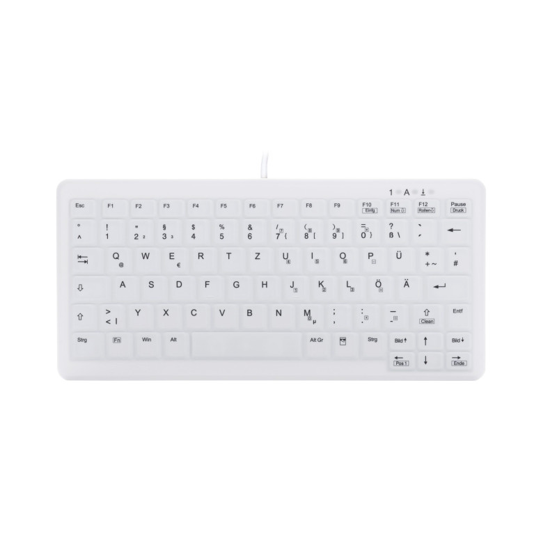 CHERRY AK-C4110 tastiera Medico USB QWERTZ Tedesco Bianco