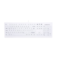 CHERRY AK-C8100F-U1-W GE tastiera Medico USB QWERTZ Tedesco Bianco