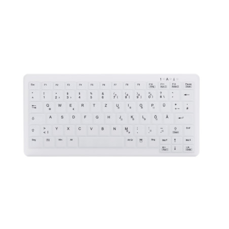 CHERRY AK-C4110 tastiera Medico RF Wireless QWERTZ Tedesco Bianco