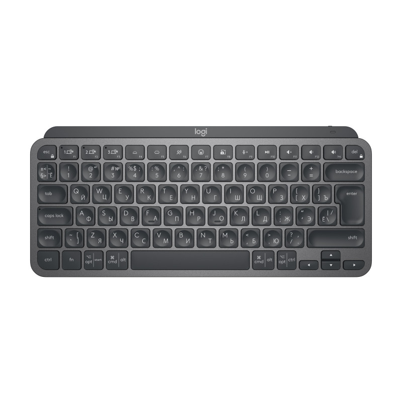 Logitech MX Keys Mini for Business tastiera Ufficio RF senza fili + Bluetooth QWERTY Russo Grafite