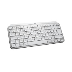 Logitech MX Keys Mini for Business tastiera Ufficio RF senza fili + Bluetooth AZERTY Francese Alluminio, Bianco