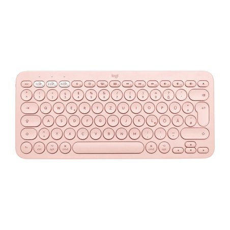 Logitech K380 for Mac Multi-Device Bluetooth Keyboard tastiera Universale QWERTY Inglese UK Rosa