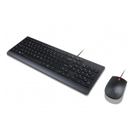 Lenovo 4X30L79897 tastiera Mouse incluso Universale USB QWERTZ Tedesco Nero