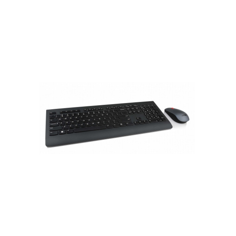 Lenovo 4X30H56825 tastiera Mouse incluso Universale RF Wireless Francese, Tedesco Nero