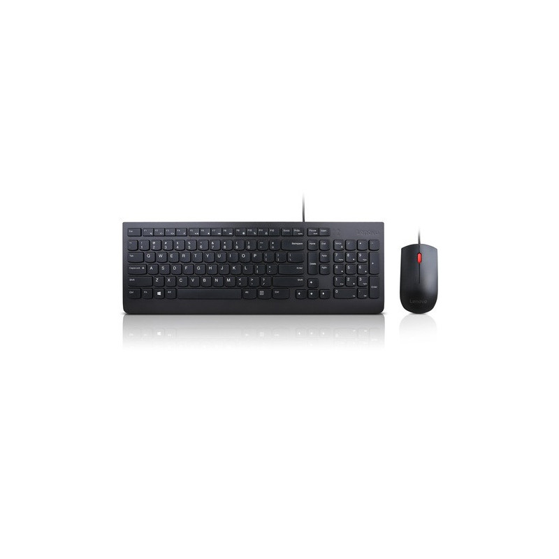 Lenovo 4X30L79894 tastiera Mouse incluso Ufficio USB Francese Nero