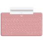 Logitech Keys-To-Go Inglese britannico Bluetooth Rosa