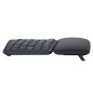 Logitech Ergo K860 tastiera Ufficio RF senza fili + Bluetooth Inglese UK Grafite