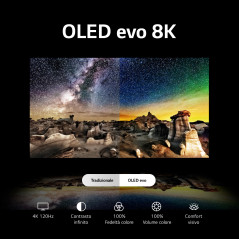 LG OLED 8K 88'' Serie Z3 OLED88Z39LA, TV 8K, 4 HDMI, SMART TV 2023