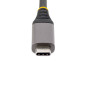 StarTech.com Hub USB-C con Etherenet a 3 porte - 3x porte USB-A, Gigabit Ethernet RJ45, USB 3.0 5Gbps, alimentazione tramite