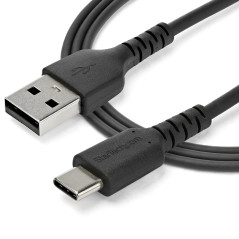 StarTech.com Cavo di Ricarica USB-A a USB-C da 1m - Resistente cavetto USB-C di Ricarica Veloce e Sync da USB 2.0 a USB Type C