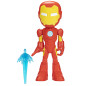 Marvel Spidey e I Suoi Fantastici Amici, mega Iron Man, action figure da 22,5 cm, giocattolo prescolare, per bambini dai 3 anni