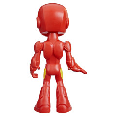 Marvel Spidey e I Suoi Fantastici Amici, mega Iron Man, action figure da 22,5 cm, giocattolo prescolare, per bambini dai 3 anni