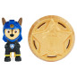 PAW Patrol , Personaggio Moto Pups con distintivo da agente indossabile e zainetto trasformabile, cucciolo a sorpresa, per