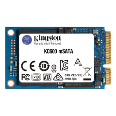 Kingston Technology Drive SSD KC600 SATA3 mSATA 1024G