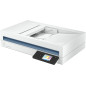 HP Scanjet Pro N4600 fnw1 Scanner piano e ADF 1200 x 1200 DPI A5 Bianco