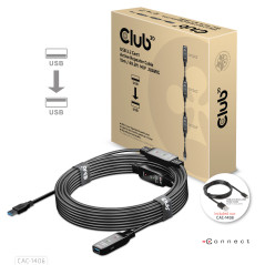 CLUB3D CAC-1406 cavo USB USB 3.2 Gen 1 (3.1 Gen 1) 15 m USB A Nero