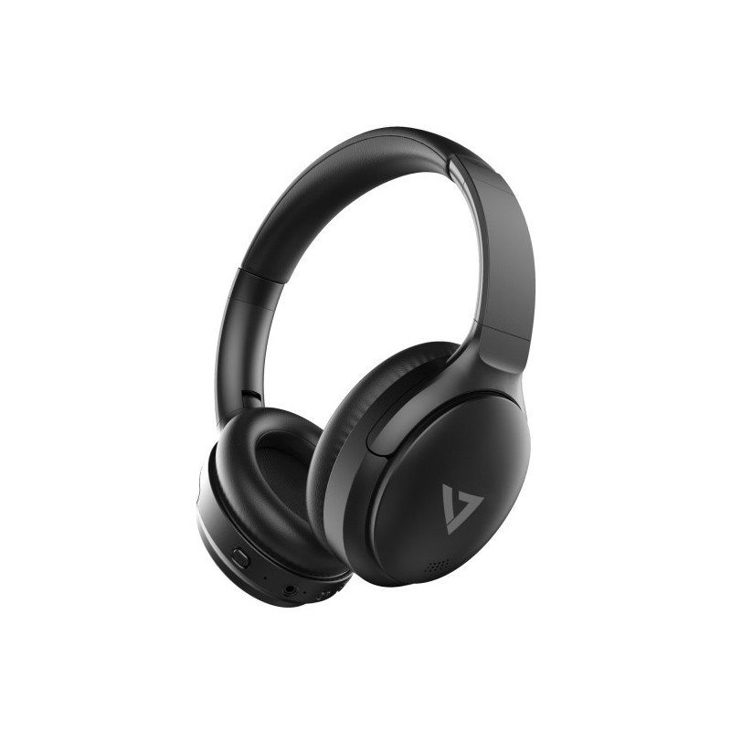 V7 HB800ANC cuffia e auricolare Wireless A Padiglione Musica e Chiamate USB tipo-C Bluetooth Nero