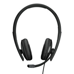 EPOS | SENNHEISER ADAPT 160T ANC USB Auricolare Cablato A Padiglione Ufficio USB tipo A Nero