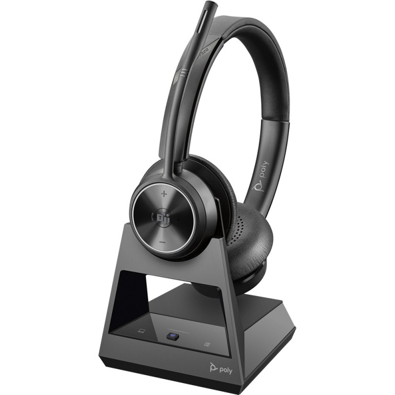 POLY SAVI 7300 Auricolare Wireless Portatile Ufficio Nero