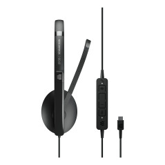 EPOS | SENNHEISER ADAPT 160T USB-C II Auricolare Cablato A Padiglione Ufficio USB tipo-C Nero