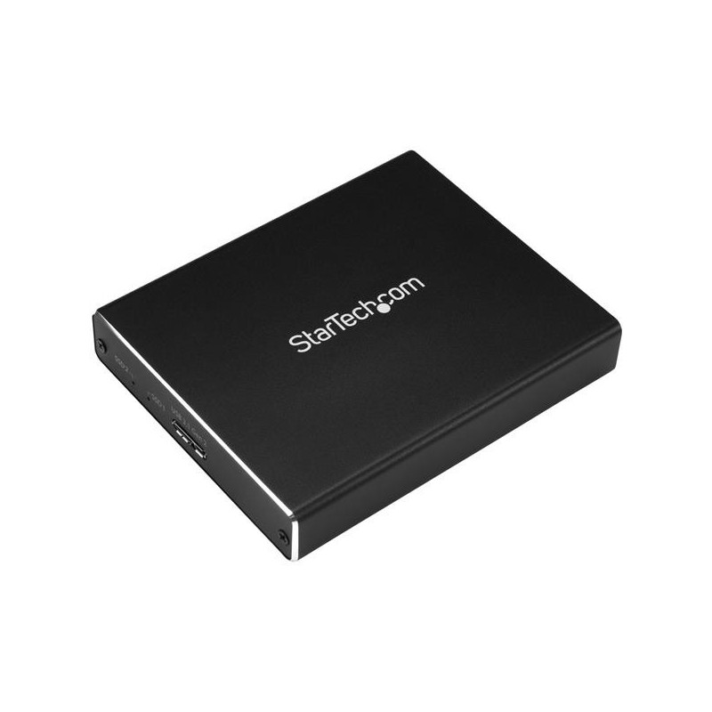 StarTech.com Box Esterno USB 3.1 (10Gbit/s) a 2 Slot - Enclosure M.2 NGFF SSD SATA - RAID