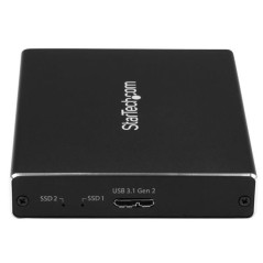 StarTech.com Box Esterno USB 3.1 (10Gbit s) a 2 Slot - Enclosure M.2 NGFF SSD SATA - RAID