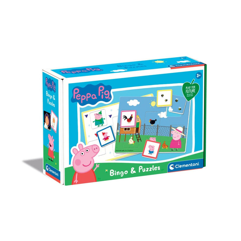 Clementoni Peppa Pig Bingo Gioco da tavolo Puzzle