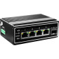 LevelOne IGP-0502 switch di rete Non gestito Gigabit Ethernet (10/100/1000) Supporto Power over Ethernet (PoE) Nero