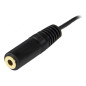 StarTech.com Cavo adattatore Prolunga cuffie mini Jack 3,5mm - Prolunga Cavo audio Casse Maschio/Femmina da 3,6m