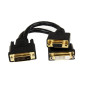 StarTech.com Cavo sdoppiatore DVI-I a DVI-D e HD15 VGA per thin client Wyse - Cavetto Splitter DVI - 20 cm