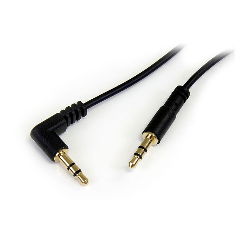 StarTech.com Cavo audio stereo da slim 3,5 mm ad angolare destro 30 cm - M/M