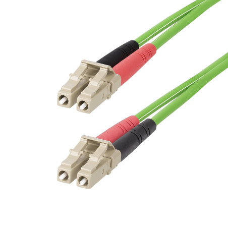 StarTech.com Cavo in Fibra Ottica Multimodale da LC a LC (UPC) OM5 da 7m, Cavo Patch Duplex LOMMF 50 125µm, VCSEL, 40G 100G,