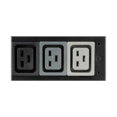 Tripp Lite PDU3XMV6G20 unità di distribuzione dell'energia (PDU) 45 presa(e) AC 0U Nero