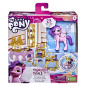 My Little Pony Una Nuova Genarazione - Ruby Rivelazione Reale, pony rosa da 7,5 cm, con accessori rivelati dall'acqua, per