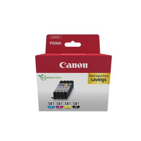 Canon 2103C006 cartuccia d'inchiostro 4 pz Originale Nero, Ciano, Magenta, Giallo