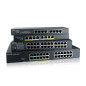 Zyxel GS1915-24EP Gestito L2 Gigabit Ethernet (10/100/1000) Supporto Power over Ethernet (PoE) 1U Nero