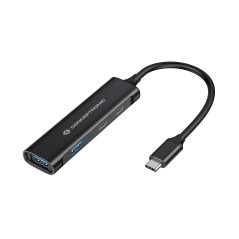 Conceptronic HUBBIES12B hub di interfaccia USB 3.2 Gen 1 (3.1 Gen 1) Type-C 5000 Mbit s Nero