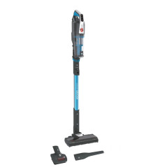 Hoover HF522STP 011 Aspirapolvere a bastone Batteria Secco Micro Senza sacchetto 0,45 L 290 W Blu, Grigio