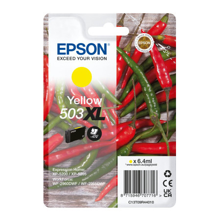 Epson 503XL cartuccia d'inchiostro 1 pz Originale Resa elevata (XL) Giallo